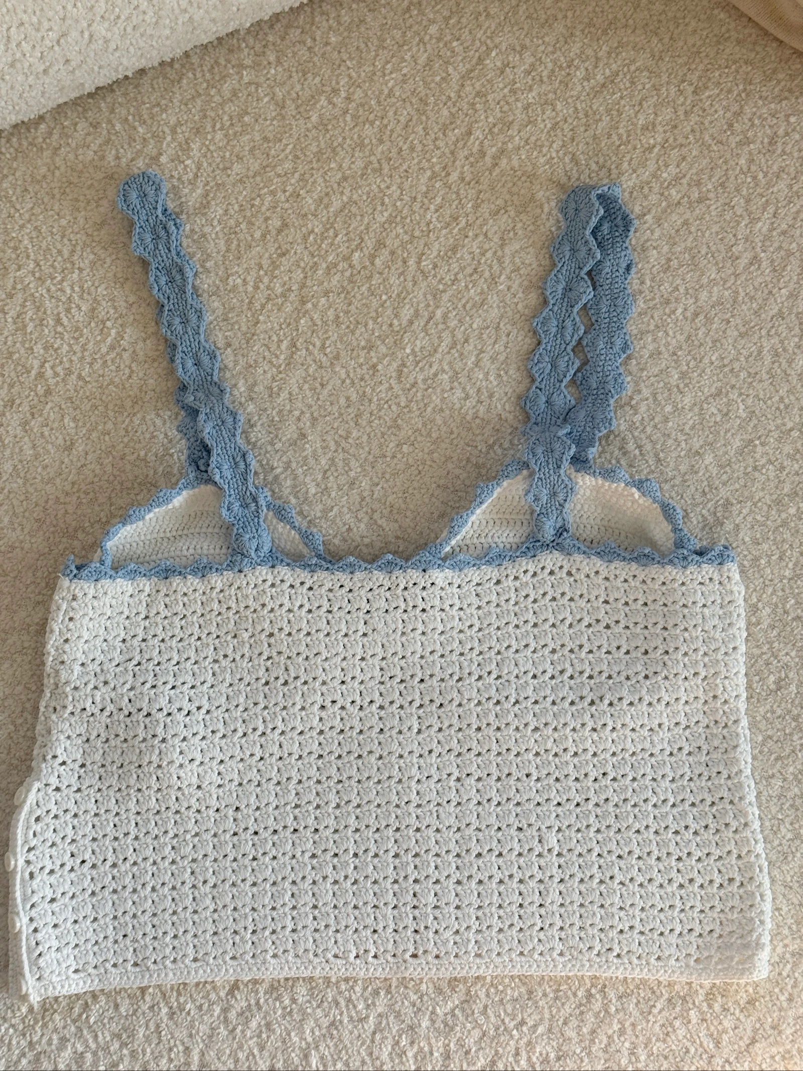 Débardeur Sandro en crochet – Taille 2 (convient davantage à un S) – photo 3